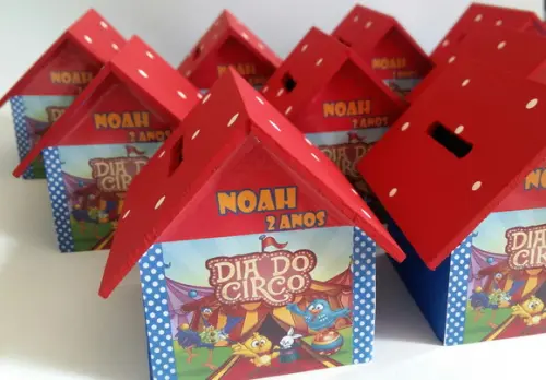 Casa Cofre Galinha Pintadinha Circo