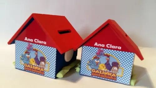 Casa Cofre Galinha Pintadinha