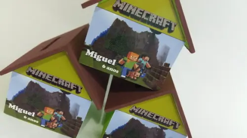 Casa Cofre Minecraft