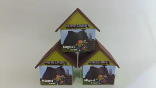 Casa Cofre Minecraft