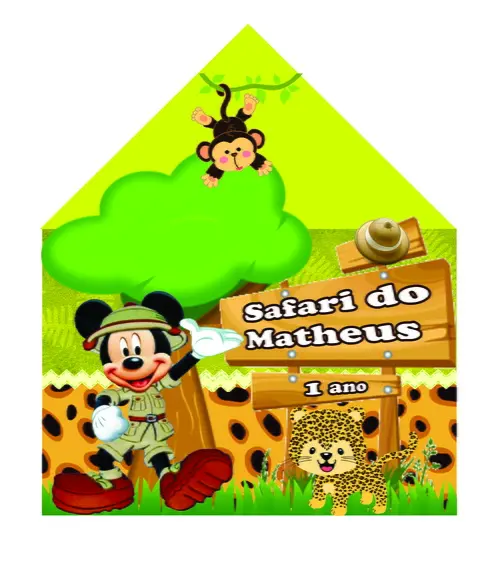 Casa Cofre Mickey Safari