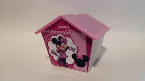 Casa Cofre Minnie Rosa - ESGOTADO