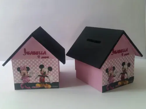 Casa Cofre Minnie Rosa Ii - Promoção