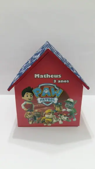Casa Cofre Patrulha Canina G - Produto Esgotado