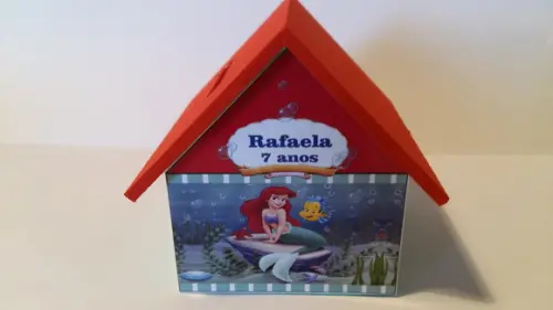 Casa Cofre Pequena Sereia