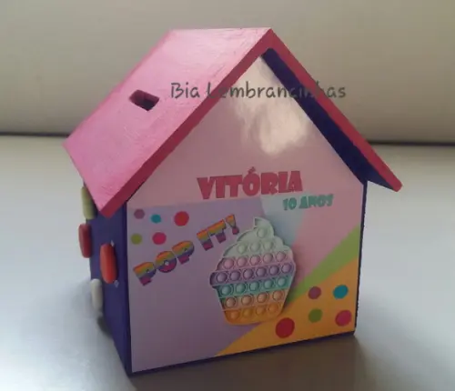 Casa Cofre Pop It