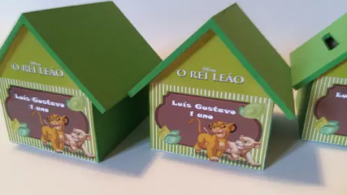 Casa Cofre Rei Leão