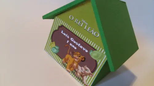 Casa Cofre Rei Leão