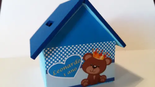 Casa Cofre Urso Príncipe