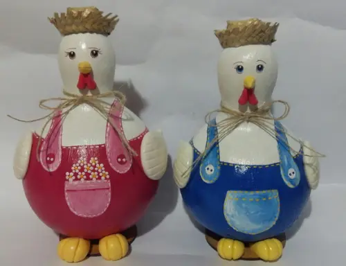 Casal de Galinhas de Cabaça