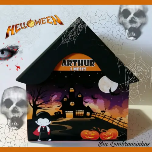 Centro de Mesa - Porta Guloseimas Helloween