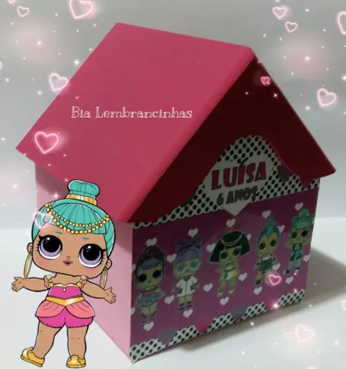 Centro de Mesa Casa Lol Surprise - Promoçãoooo !!!!!!!!!!!