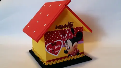 Centro De Mesa Casa Minnie