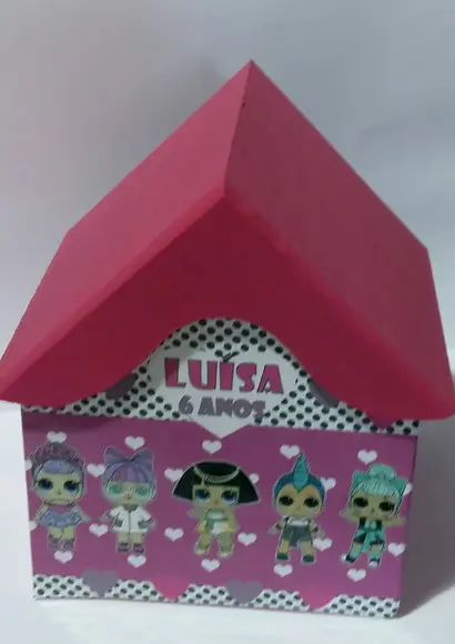Centro de Mesa Casa Lol Surprise - Promoçãoooo !!!!!!!!!!!