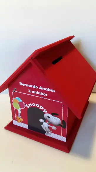 Centro de Mesa Casa Snoopy -promoção!!