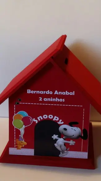 Centro de Mesa Casa Snoopy -promoção!!