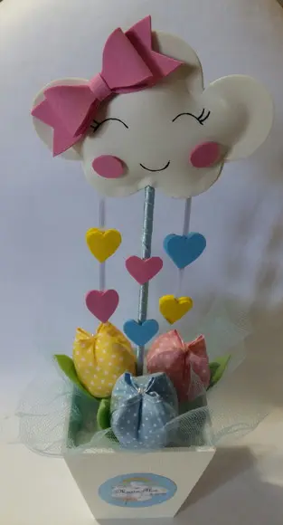 Centro de Mesa Chuva de Amor