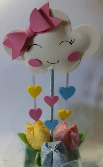 Centro de Mesa Chuva de Amor
