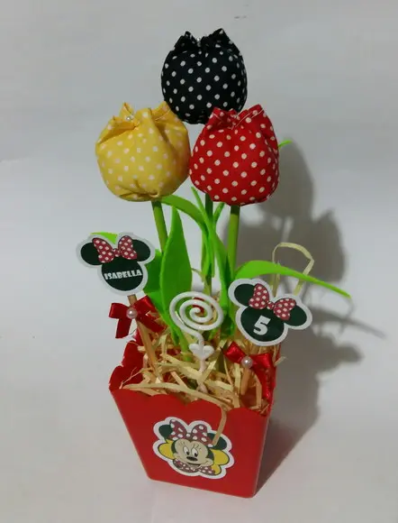 Centro de Mesa da Minnie *