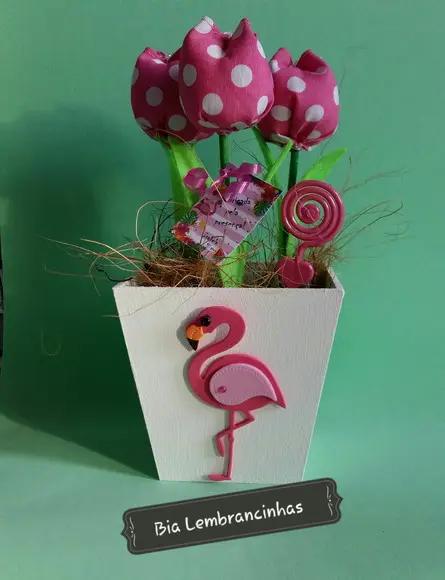 Centro de Mesa Flamingo
