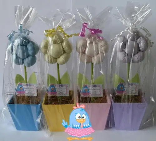 Centro de Mesa Galinha Pintadinha Candy Color