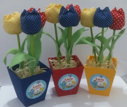 Centro de Mesa Galinha Pintadinha Cores