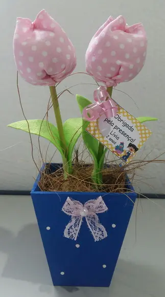 Centro de Mesa Galinha Pintadinha Rosa