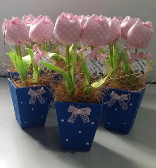 Centro de Mesa Galinha Pintadinha Rosa