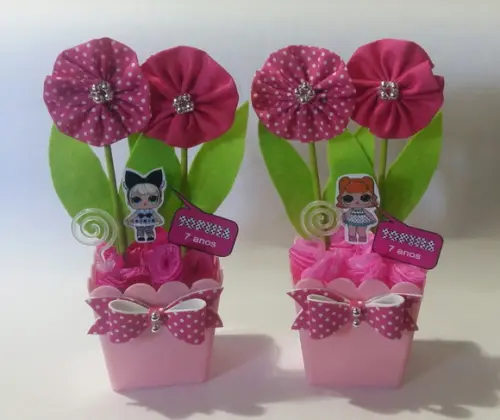 Centro de Mesa LOL SURPRISE Rosa