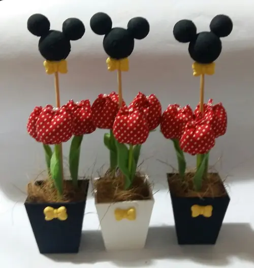 Centro de Mesa Minnie & Mickey