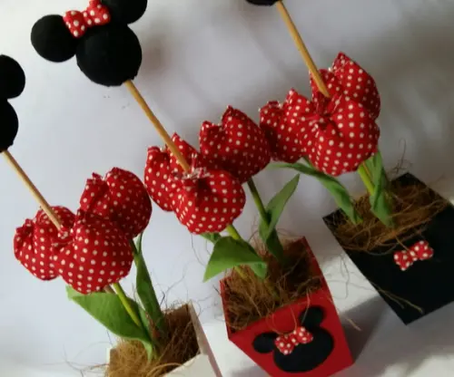 Centro de Mesa Minnie & Mickey