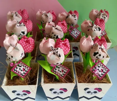 Centro de Mesa Panda
