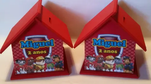 Cofre Centro de Mesa Patrulha Canina