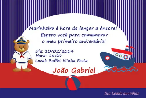 Convite MARINHEIRO