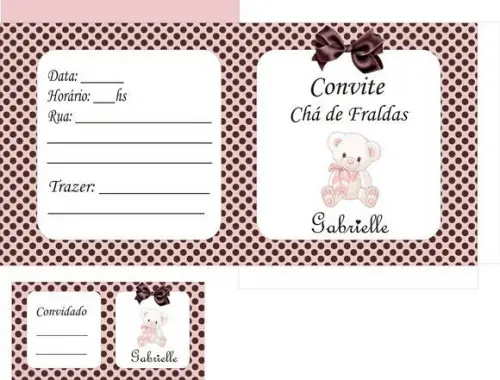 Convite Sachê Chá