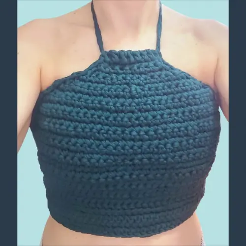 Cropped de Fio de Malha