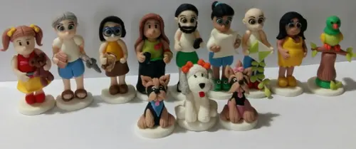 Família Personalizada em Biscuit