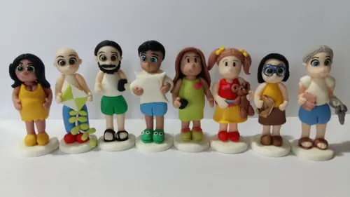Família Personalizada em Biscuit
