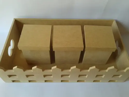 Kit Higiene em mdf crú