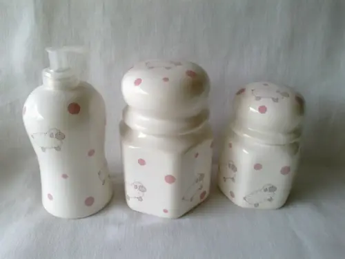 Kit Porcelana - Ovelhinha Rosa -promoção