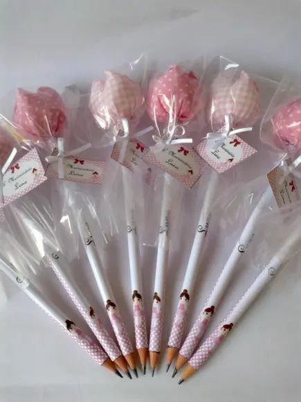 Lápis Bailarina Rosa - promoçãoooooooooo
