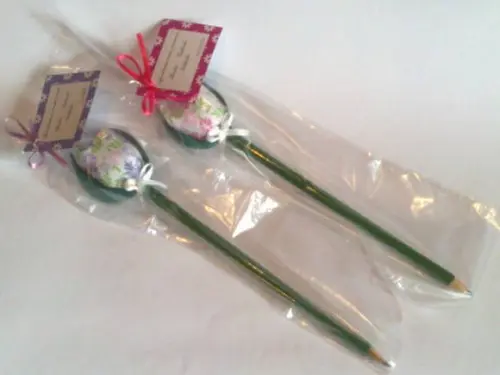 Lápis com Tulipa
