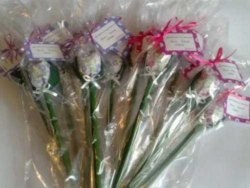 Lápis com Tulipa