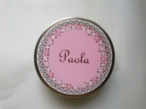 Latinha Marrom e Rosa