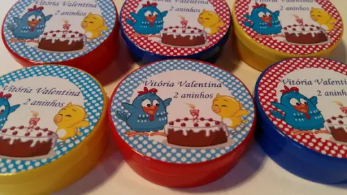 Latinha Personalizada Galinha Pintadinha