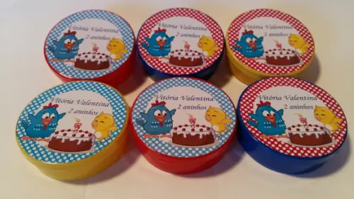 Latinha Personalizada Galinha Pintadinha