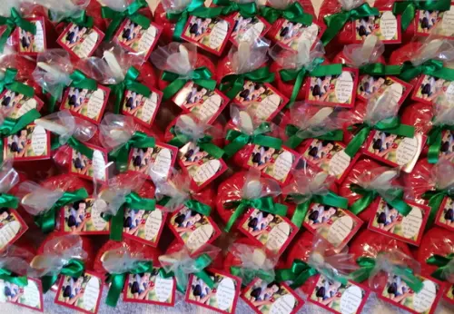 Lembrancinha Branca de Neve - Maçã de Toalha = ESGOTADO