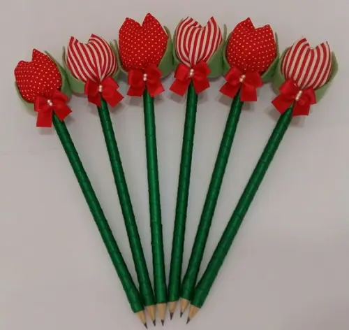 Lembrancinha Lápis Tulipa