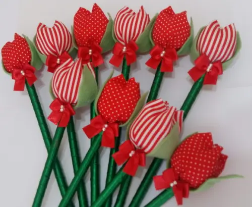 Lembrancinha Lápis Tulipa