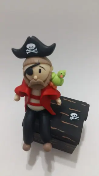 Lembrancinha Mini Porta Jóia Baú Pirata